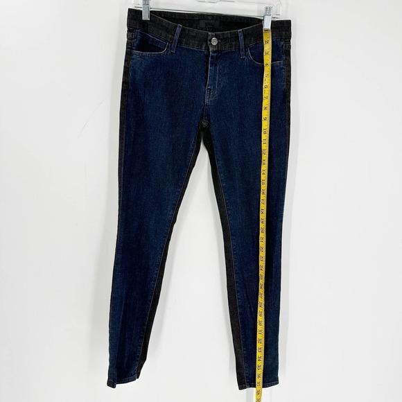 Koral Color Block Zip Fly Stretch Skinny Denim Jeans Women's Size 29 FLAWED - Picture 3 of 10